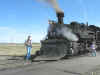 Jim & Sparky re-checking locomotive