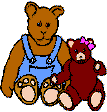 Drawing of some teddy bears
