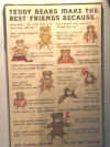 Poster showing all the reasons you should like teddy bears