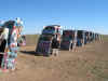 Cadillac Ranch, where the Cadillacs came back out of the ground