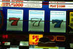 Picture of the slot machine where we made the old geezer get rich.