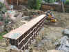 Completed and installed 2-track trestle